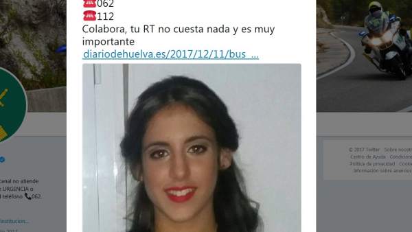 Menor desaparecida en Huelva Menor desaparecida en Huelva