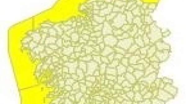 Aviso amarillo en el litoral gallego 12 de diciembre Aviso amarillo en el litoral gallego 12 de diciembre