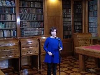 La vicepresidenta del Gobierno, Soraya Sáenz de Santamaría, en Barcelona