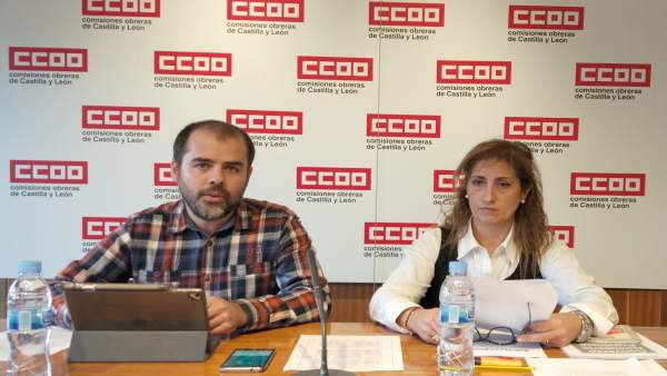 Rueda de prensa de CCOO sobre hostelería en Valladolid Rueda de prensa de CCOO sobre hostelería en Valladolid