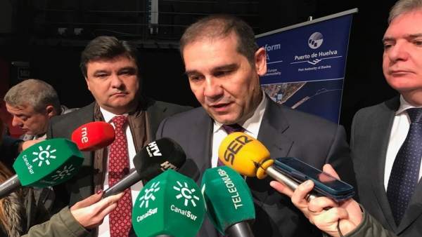 El presidente del Puerto de Huelva, José Luis Ramos. El presidente del Puerto de Huelva, José Luis Ramos.