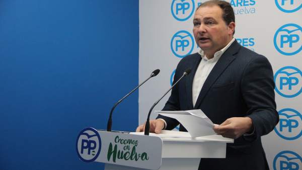 El secretario general del PP de Huelva, David Toscano. El secretario general del PP de Huelva, David Toscano.