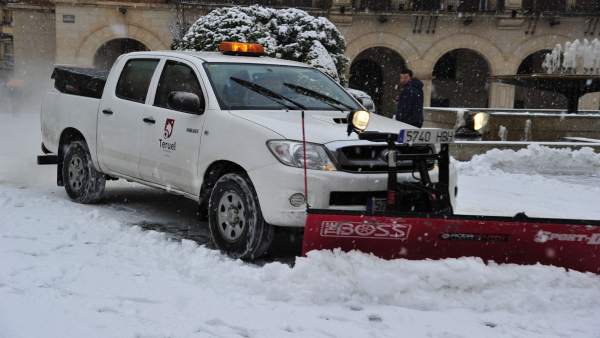 Nieve en la ciudad de Teruel Nieve en la ciudad de Teruel