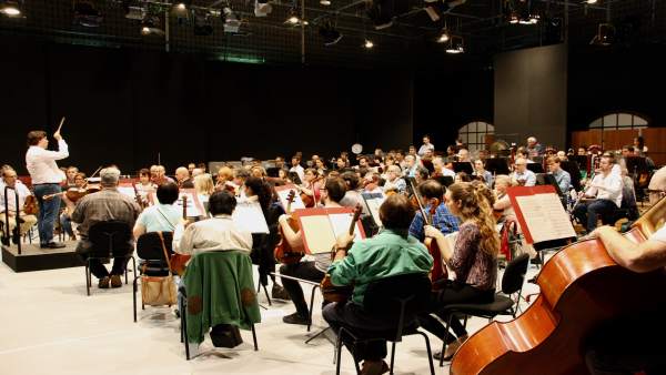 Ensayo de la Orquesta Sinfónica de Baleares Ensayo de la Orquesta Sinfónica de Baleares