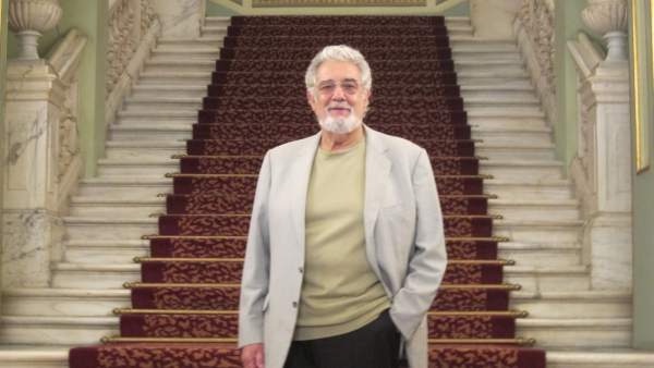 El tenor Plácido Domingo. El tenor Plácido Domingo.