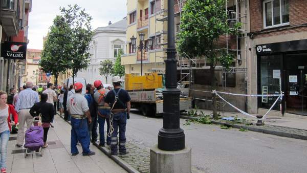 Accidente laboral con un fallecido. Accidente laboral con un fallecido.