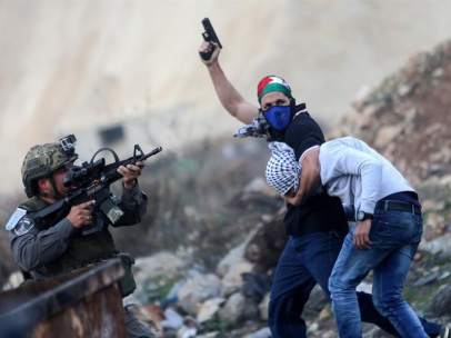 Protesta palestina en Cisjordania