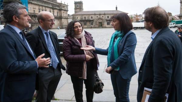 La conselleira inaugura las jornadas sobre ayudas europeas La conselleira inaugura las jornadas sobre ayudas europeas