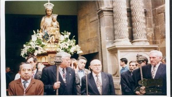 Imagen de la procesión de la Virgen de la Esperanza, patrona de Logroño Imagen de la procesión de la Virgen de la Esperanza, patrona de Logroño