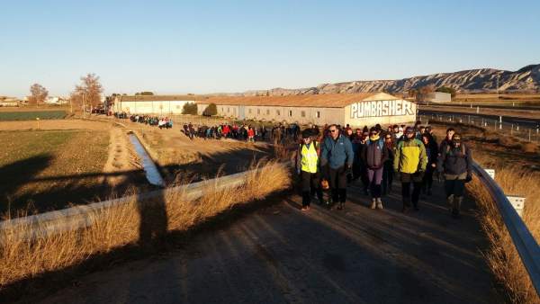 Andada por las víctimas del atentado del cuartel de la Guardia Civil. Andada por las víctimas del atentado del cuartel de la Guardia Civil.