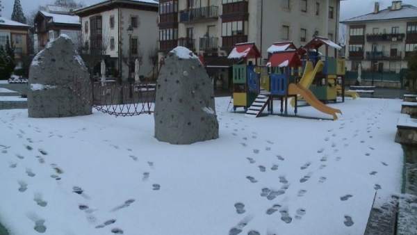 Nieve en Murgia (Álava) Nieve en Murgia (Álava)