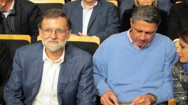 Mariano Rajoy con Xavier García Albiol en Salou (Tarragona) Mariano Rajoy con Xavier García Albiol en Salou (Tarragona)