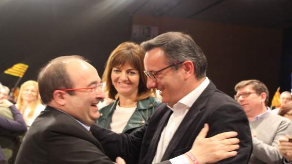 El secretario general del PSRM-PSOE, Diego Conesa con Iceta El secretario general del PSRM-PSOE, Diego Conesa con Iceta