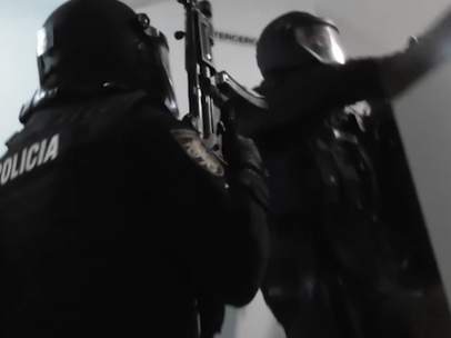 Operación policial en la detención de un yihadista en Majadahonda