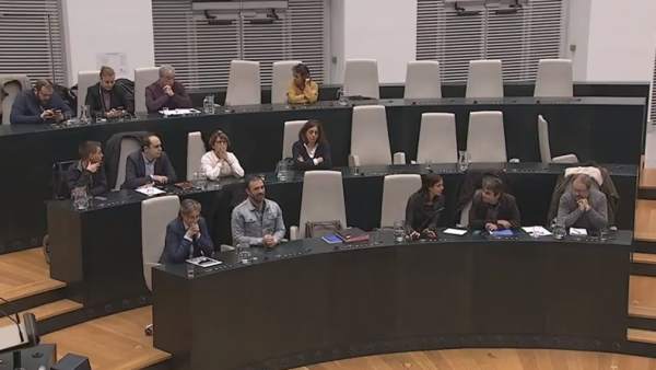 Pleno sin concejales de IU y Ganemos Pleno sin concejales de IU y Ganemos