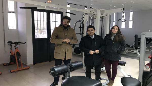 Visita al gimnasio de Garcíez Visita al gimnasio de Garcíez