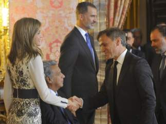 José Mota y la reina Letizia