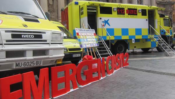 Emergencias. Vehículos de Protección Civil. 112 Región de Murcia Emergencias. Vehículos de Protección Civil. 112 Región de Murcia