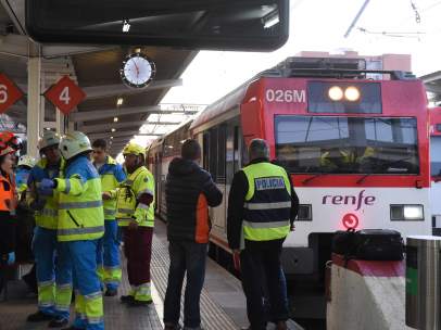 Accidente de tren en Alcalá