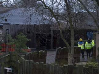 Incendio en el zoo de Londres