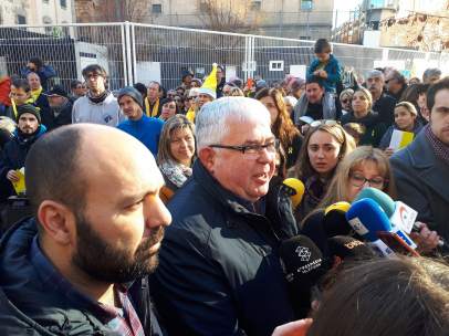 Agustí Alcoberro (ANC) y Marcel Mauri (Òmnium Cultural)