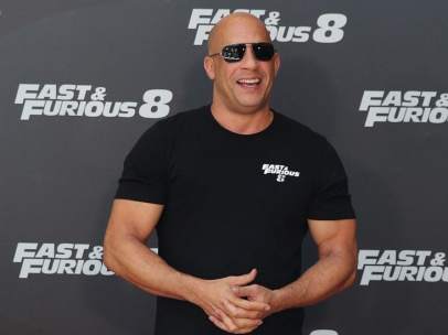 Vin Diesel en la presentación de Fast & Furious 8