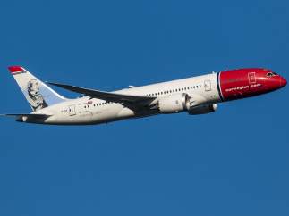 Avión Dreamliner de Norwegian