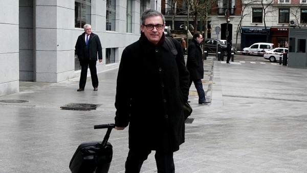 Jordi Pujol Ferrusola llega a la Audiencia Nacional. Jordi Pujol Ferrusola llega a la Audiencia Nacional.