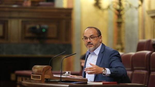Carles Campuzano en el Congreso. Carles Campuzano en el Congreso.