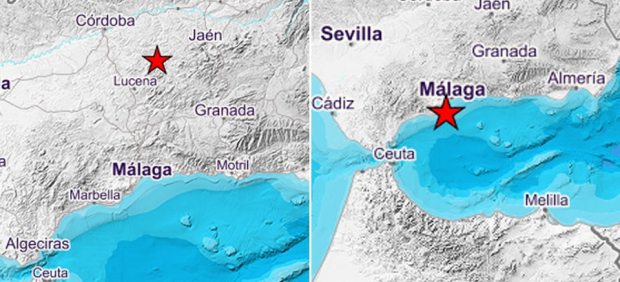 Dos terremotos sacuden Córdoba y Málaga