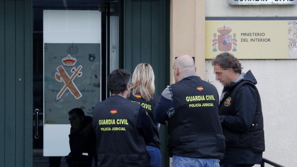 Cuartel de Padrón, donde se han llevado las investigaciones tras la detención de 'El Chicle' Cuartel de Padrón, donde se han llevado las investigaciones tras la detención de 'El Chicle'