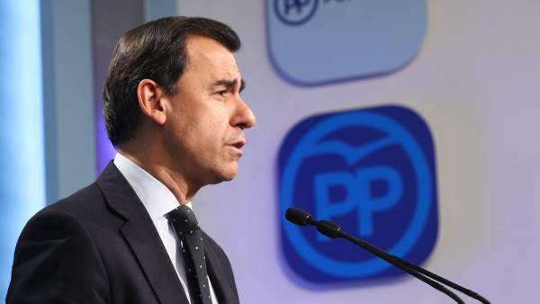 Rueda de prensa de Fernando Martínez-Maillo en la sede del PP Rueda de prensa de Fernando Martínez-Maillo en la sede del PP