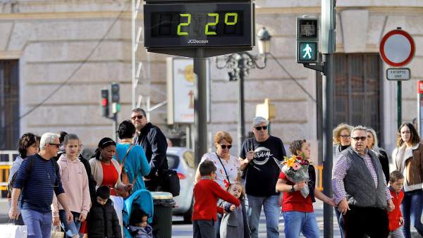 Temperaturas primaverales en València Temperaturas primaverales en València