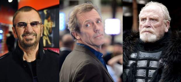 Ringo Starr, Hugh Laurie and James Cosmo