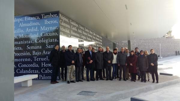 Soro ha visitado este martes la nueva estación de autobuses de Alcañiz Soro ha visitado este martes la nueva estación de autobuses de Alcañiz