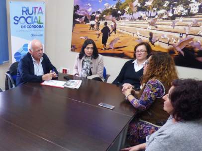 Jesús Aguirre con la Plataforma Libres de Essure