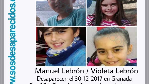 Los dos menores desaparecidos en Granada Los dos menores desaparecidos en Granada