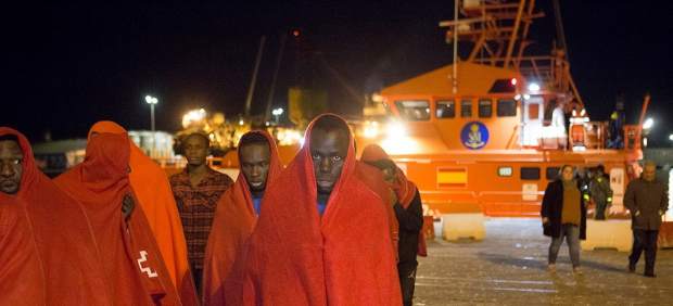 Rescate 55 migrantes