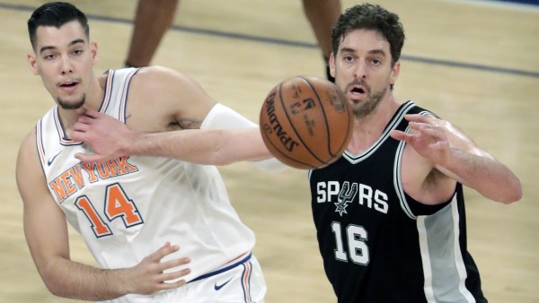 Willy Hernangómez y Pau gasol Willy Hernangómez y Pau gasol