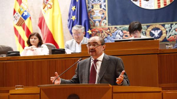 El presidente del Gobierno de Aragón, Javier Lambán. El presidente del Gobierno de Aragón, Javier Lambán.
