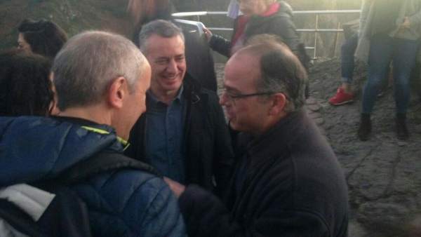 Iñigo Urkullu, Josu Erkoreka y Jordi Turull Iñigo Urkullu, Josu Erkoreka y Jordi Turull