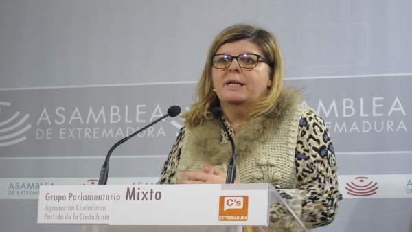 Portavoz del Grupo Parlamentario Ciudadanos, María Victoria Domínguez Portavoz del Grupo Parlamentario Ciudadanos, María Victoria Domínguez