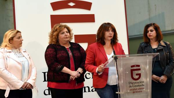 Las diputadas provinciales López, Gómez Abad, De la Rosa y Justo Las diputadas provinciales López, Gómez Abad, De la Rosa y Justo