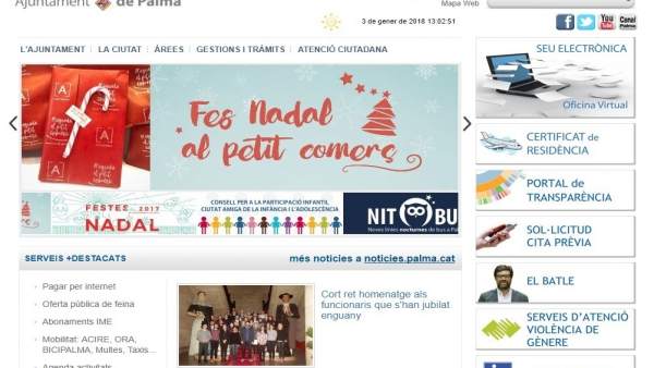 Web del Ayuntamiento de Palma Web del Ayuntamiento de Palma