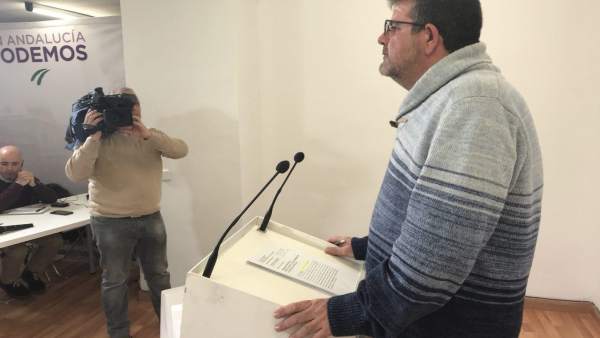 El secretario de Organización de Podemos Andalucía, Nacho Molina El secretario de Organización de Podemos Andalucía, Nacho Molina
