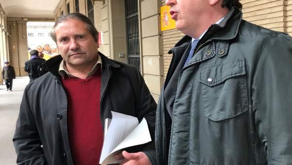 José María Penella de UAGA y el abogado Pablo Martínez José María Penella de UAGA y el abogado Pablo Martínez