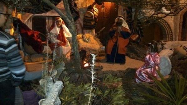 Imagen de una escena del Belén Viviente de Beas (Huelva) Imagen de una escena del Belén Viviente de Beas (Huelva)