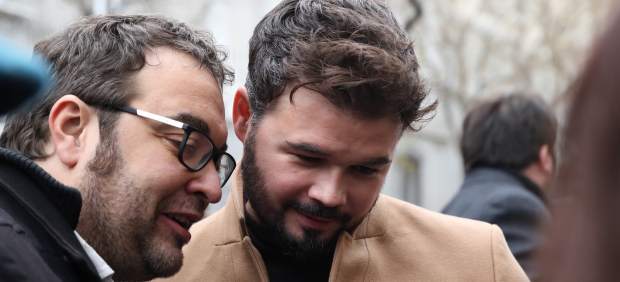 Gabriel Rufián ante el Supremo.