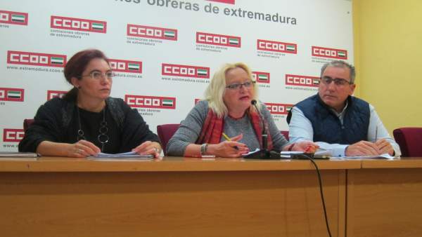 Secretaria general de CCOO Extremadura, Encarna Chacón Secretaria general de CCOO Extremadura, Encarna Chacón