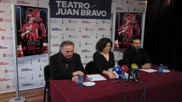 Segovia.- Marco Antonio Castro, Sara Dueñas y Guillermo Berdugo Segovia.- Marco Antonio Castro, Sara Dueñas y Guillermo Berdugo